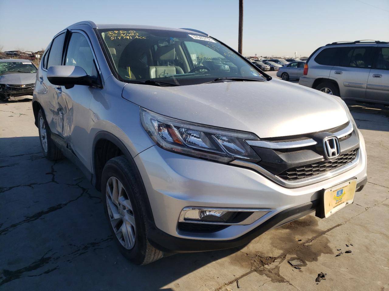 HONDA CR-V EXL 2016 with VIN 5J6RM4H7XGL074078 - Photo from auction