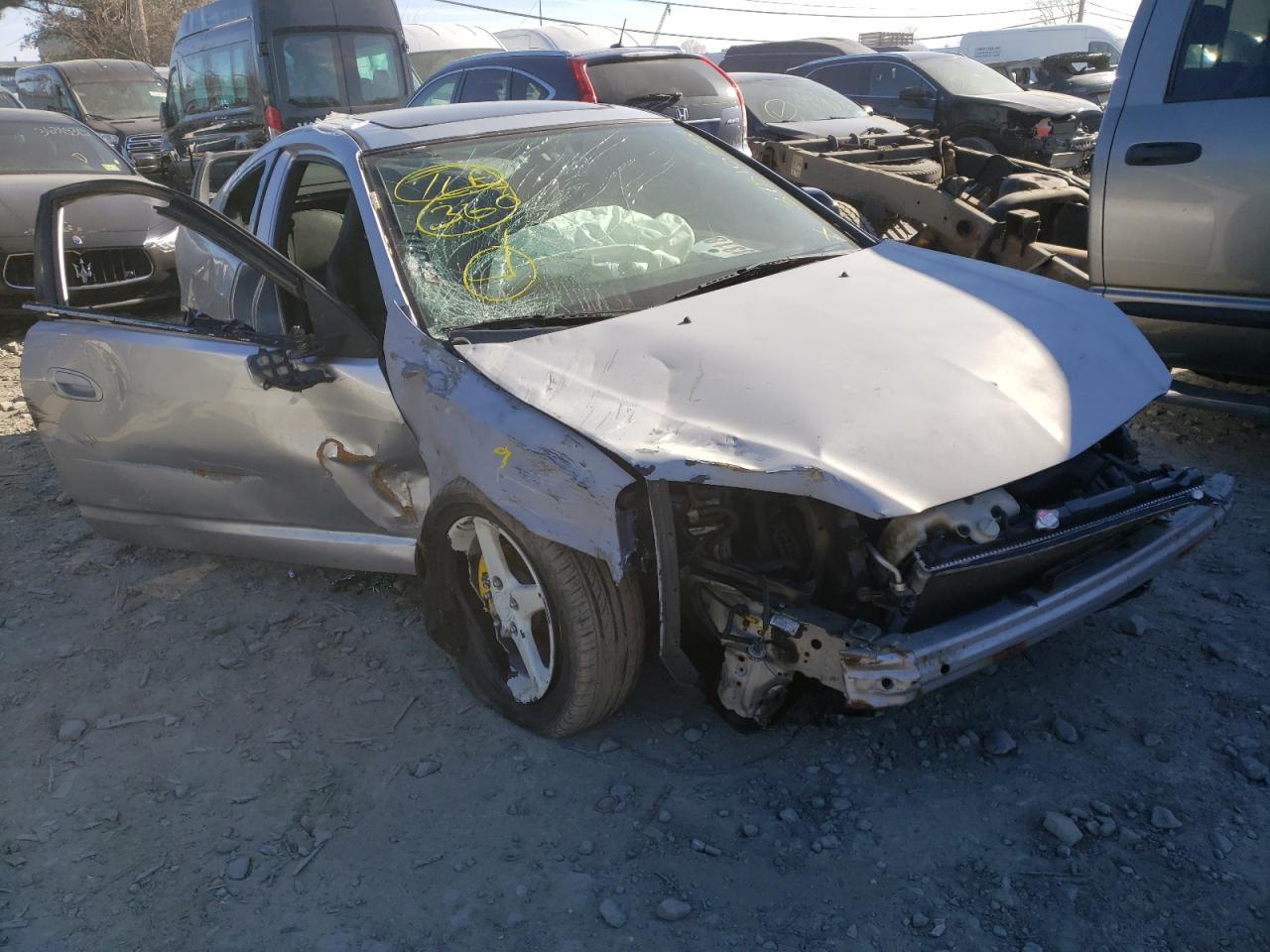 ACURA RSX 2002 with VIN JH4DC54832C024721 - Photo from auction