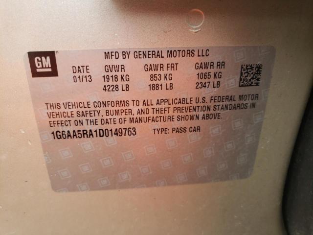 Photo 10 from auction – 2013 CADILLAC ATS with VIN 1G6AA5RA1D0149763