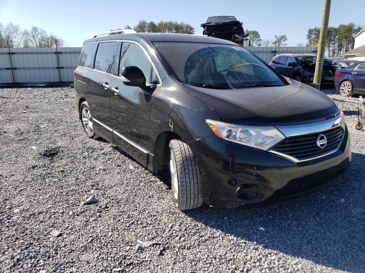 NISSAN QUEST S 2014 with VIN JN8AE2KPXE9101145 - Photo from auction