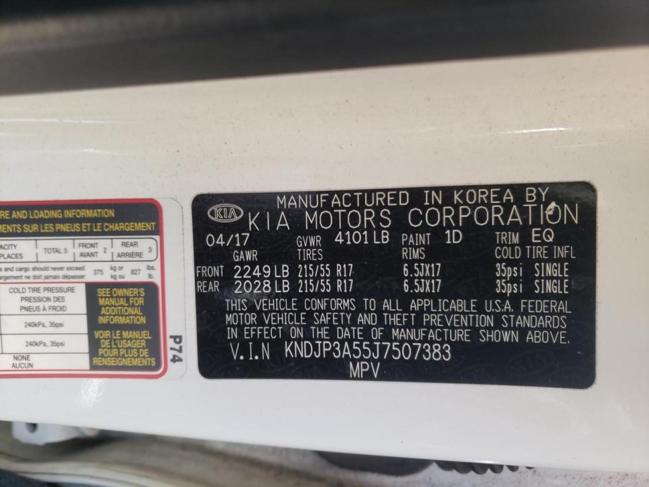 Photo 10 from auction – 2018 KIA SOUL + with VIN KNDJP3A55J7507383