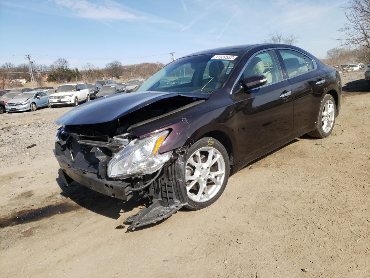 Photo 2 from auction – 2014 NISSAN MAXIMA S with VIN 1N4AA5AP0EC491644