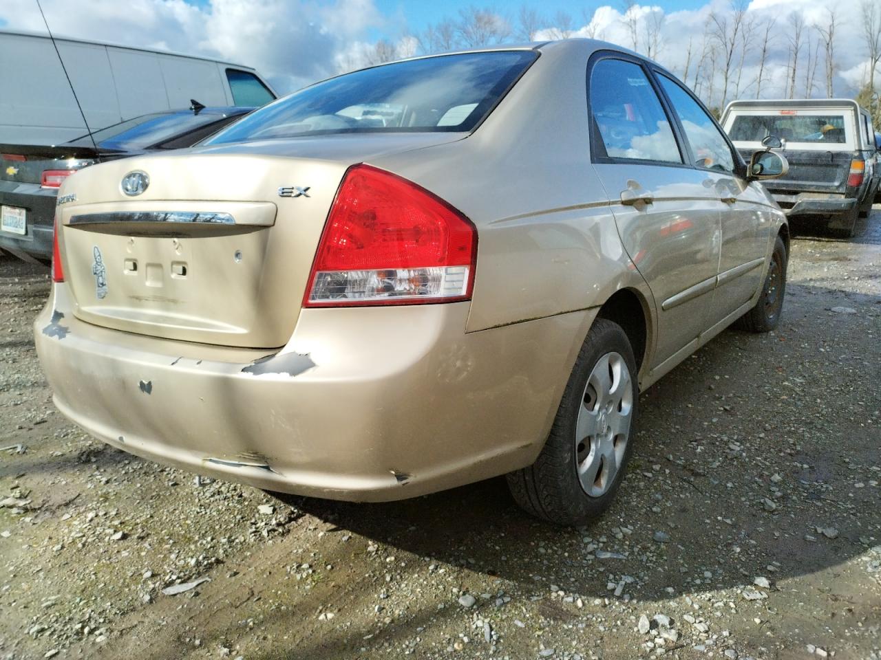 Photo 4 from auction – 2009 KIA SPECTRA EX with VIN KNAFE221495666692