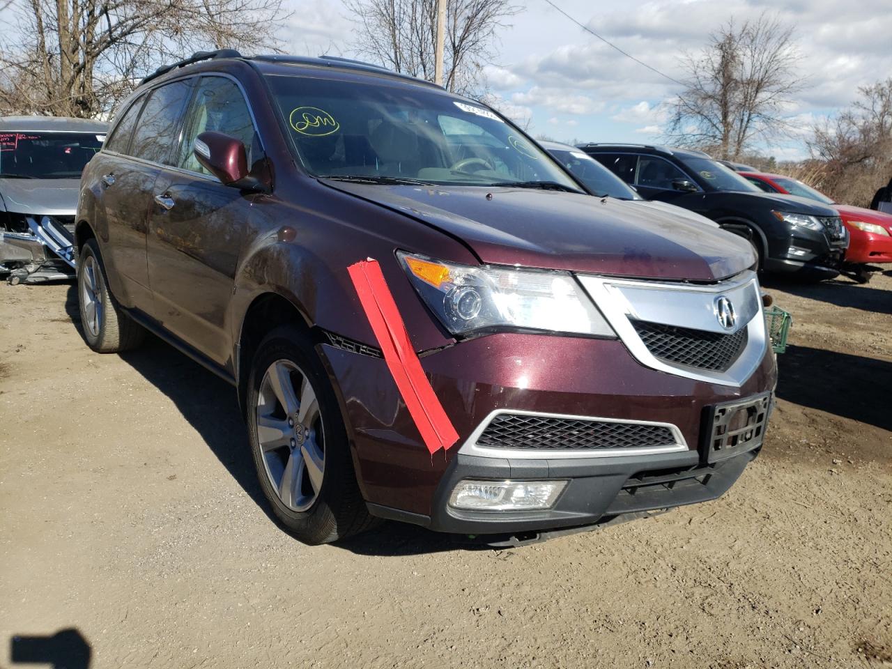 Photo 1 from auction – 2010 ACURA MDX TECHNO with VIN 2HNYD2H67AH526810