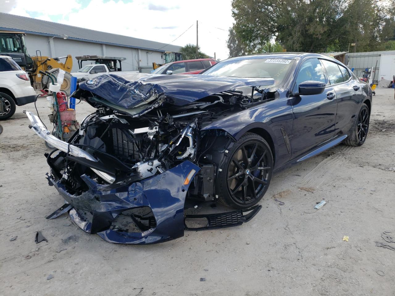 Photo 2 from auction – 2021 BMW 840I with VIN WBAGV2C04MCF61720