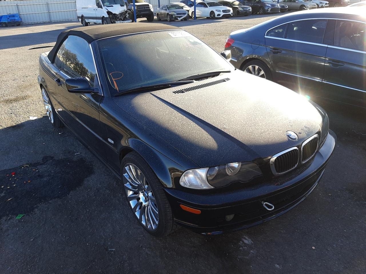BMW 323 CI 2000 with VIN WBABR3345YEA83258 - Photo from auction