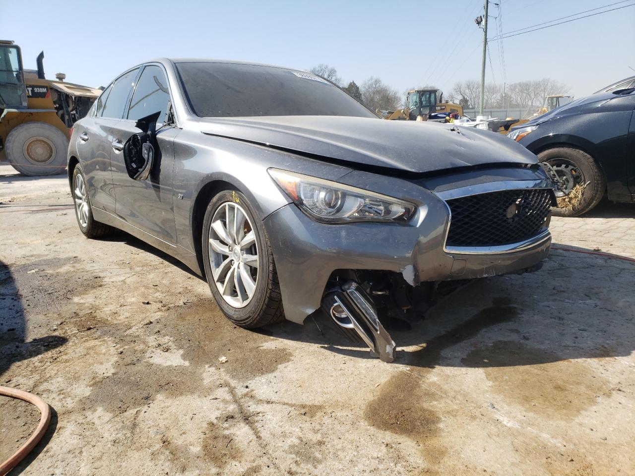 INFINITI Q50 BASE 2015 with VIN JN1BV7AP4FM350721 - Photo from auction