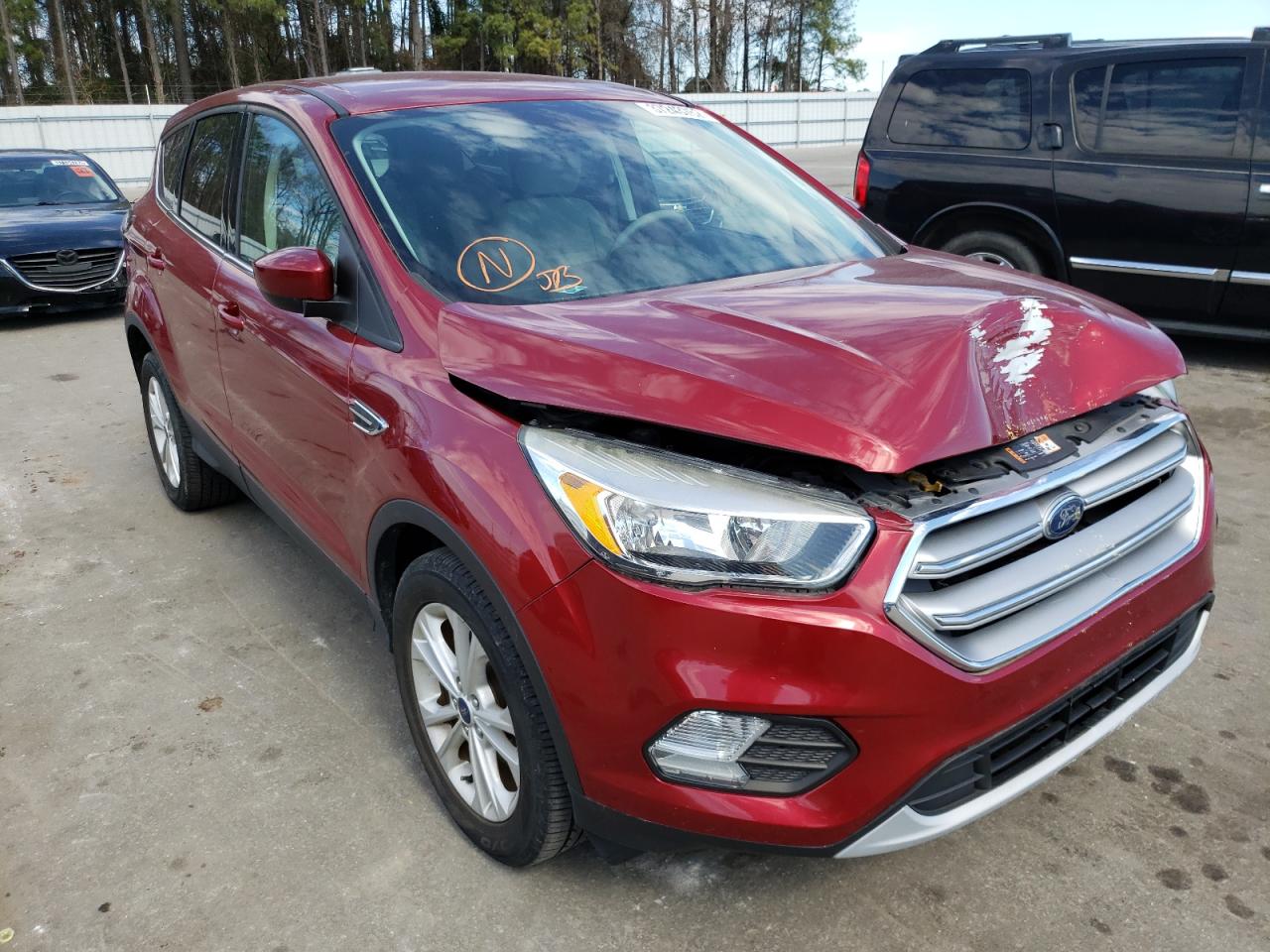 Photo 1 from auction – 2017 FORD ESCAPE SE with VIN 1FMCU0GD1HUA19232