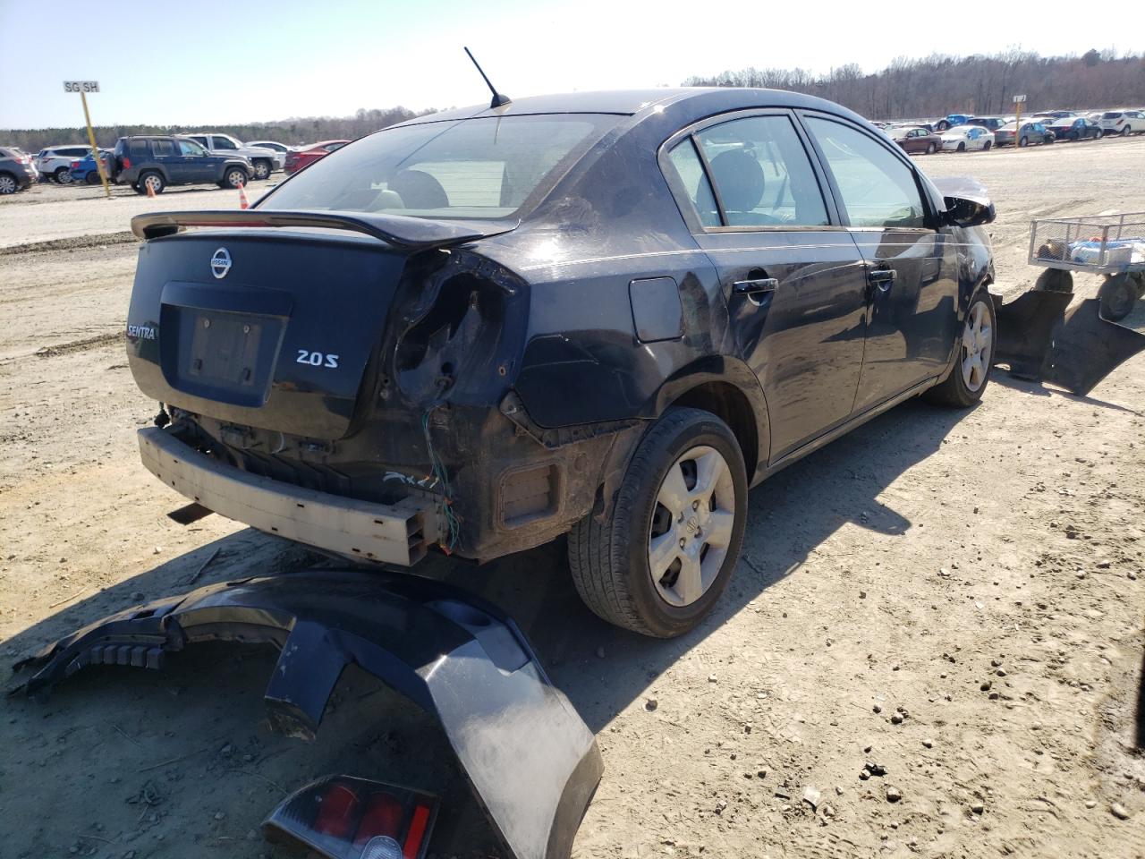 Photo 4 from auction – 2007 NISSAN SENTRA 2.0 with VIN 3N1AB61E07L651964