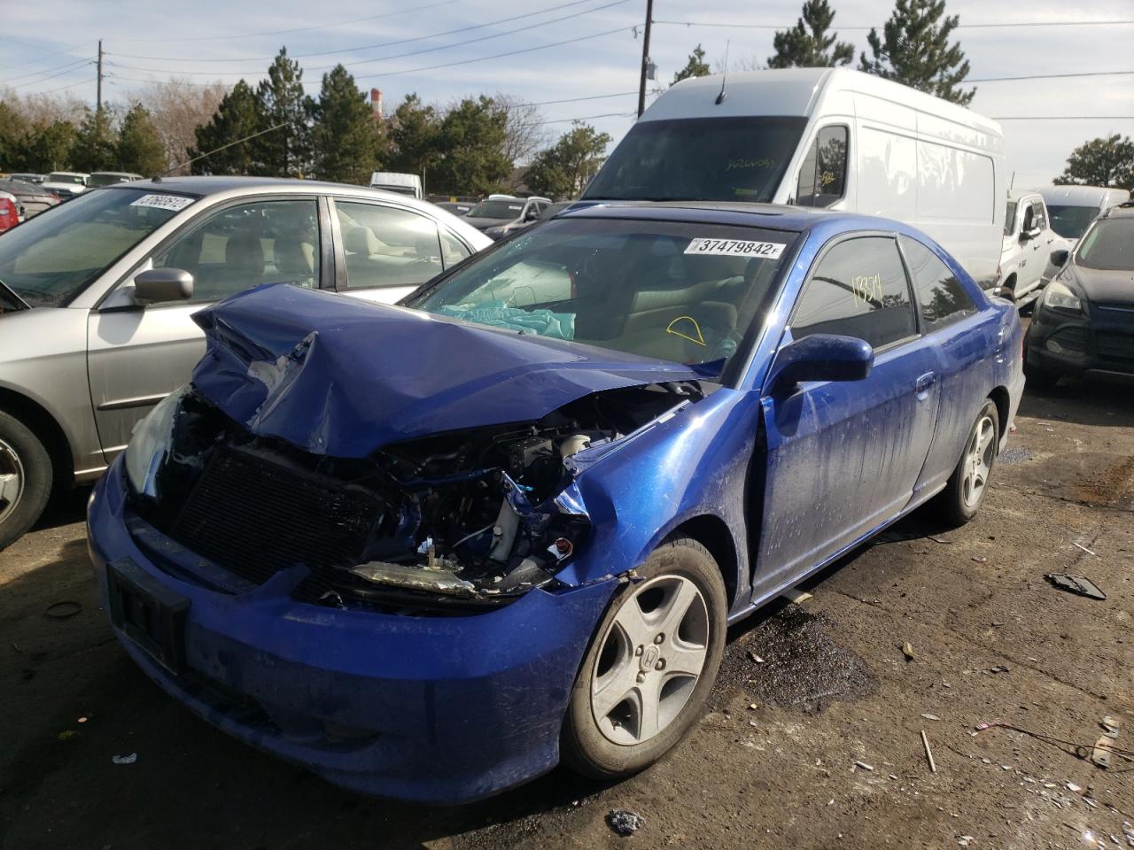 Photo 2 from auction – 2005 HONDA CIVIC EX with VIN 1HGEM22045L037949