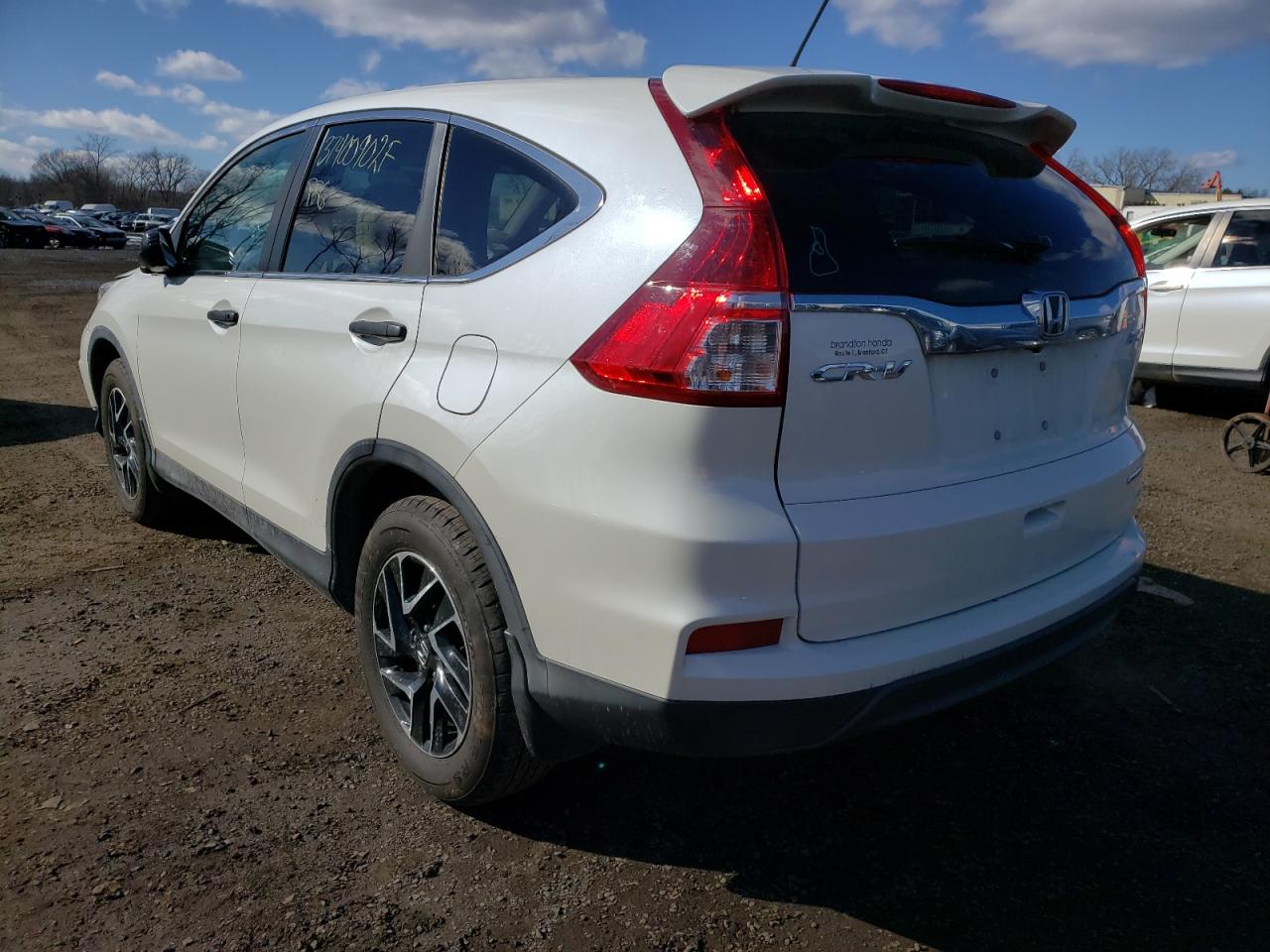Photo 3 from auction – 2016 HONDA CR-V SE with VIN 5J6RM4H44GL063776