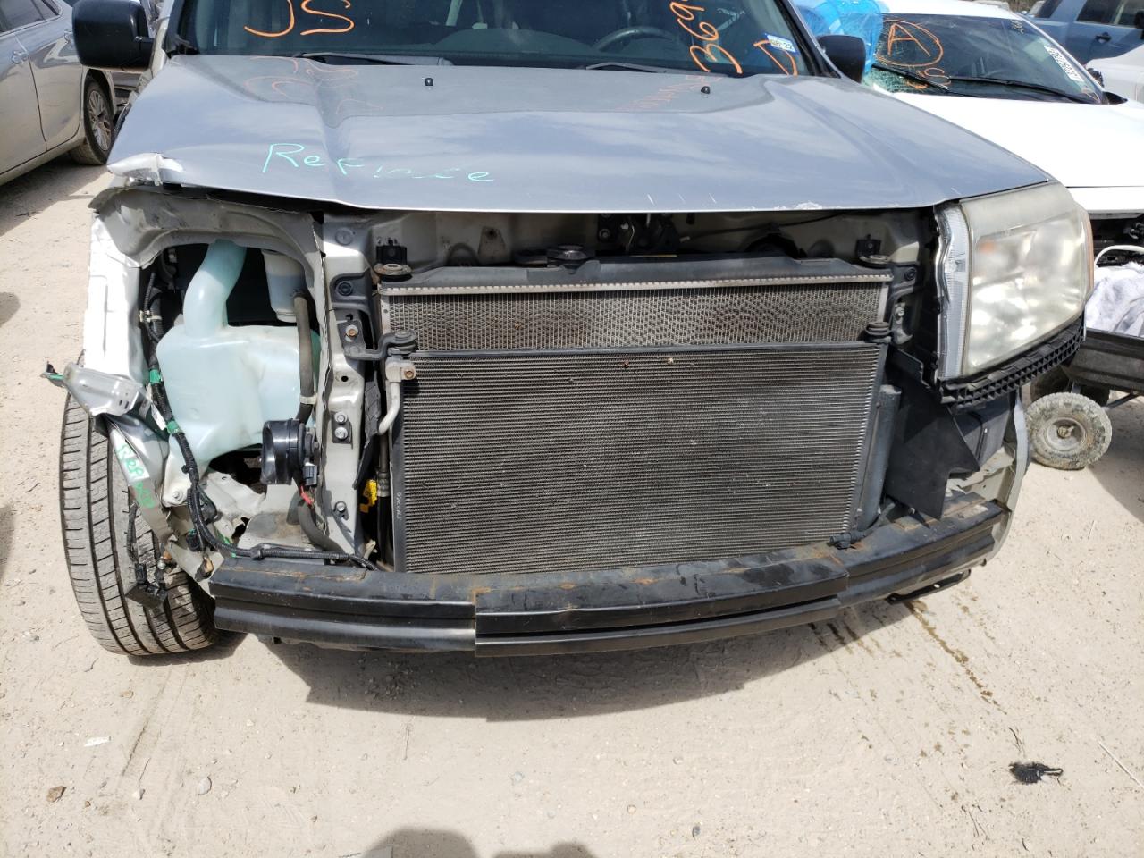 Photo 9 from auction – 2013 HONDA PILOT LX with VIN 5FNYF3H21DB044122