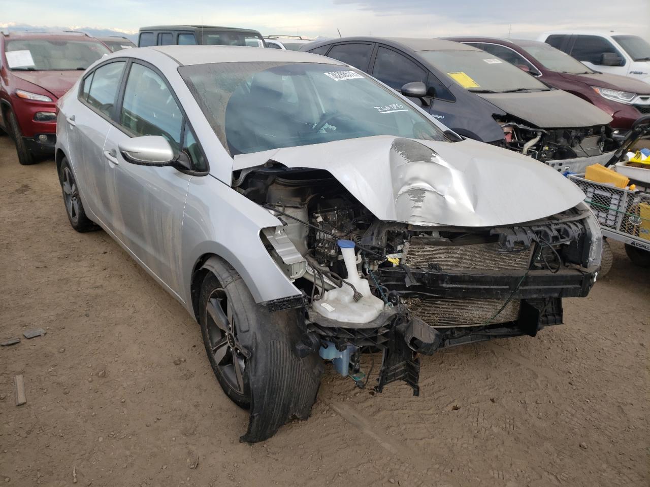KIA FORTE LX 2018 with VIN 3KPFL4A77JE166738 - Photo from auction