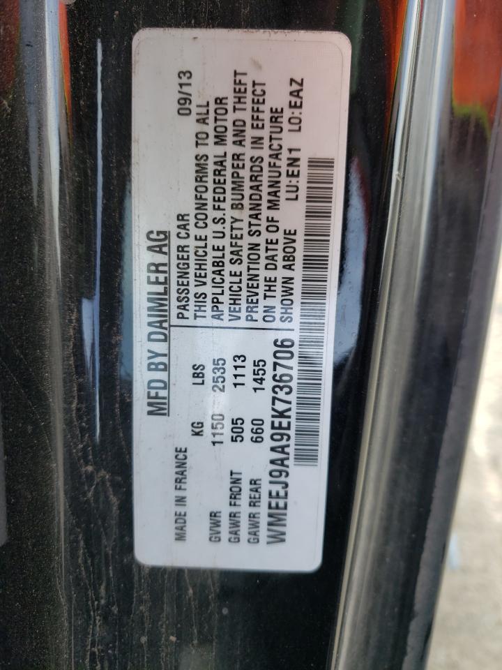 Photo 10 from auction – 2014 SMART FORTWO with VIN WMEEJ9AA9EK736706