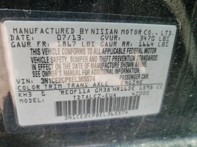 Photo 10 from auction – 2014 NISSAN VERSA NOTE with VIN 3N1CE2CP8EL365574