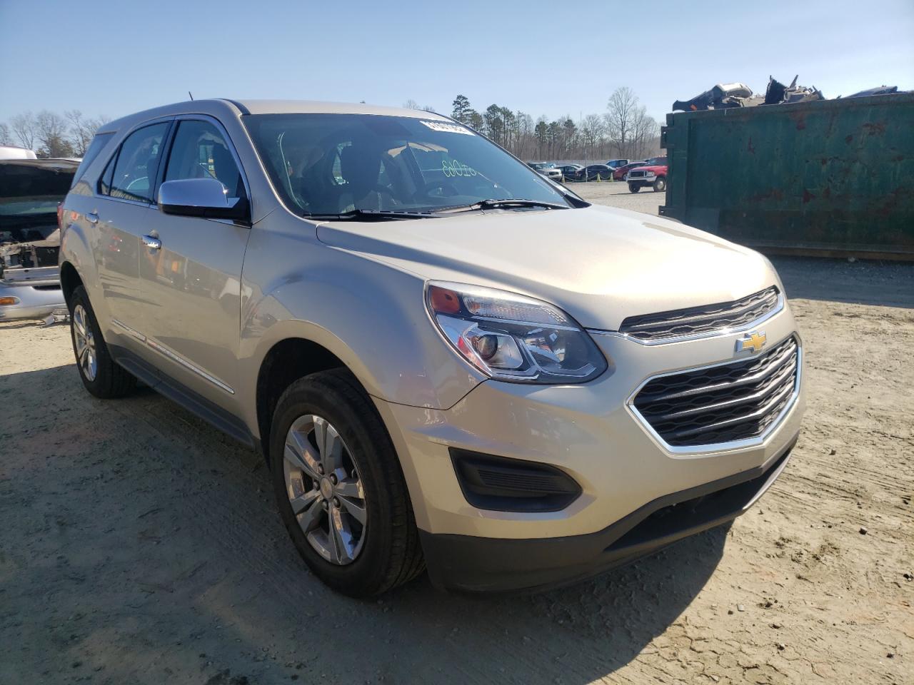 CHEVROLET EQUINOX LS 2016 with VIN 2GNALBEK1G1168883 - Photo from auction