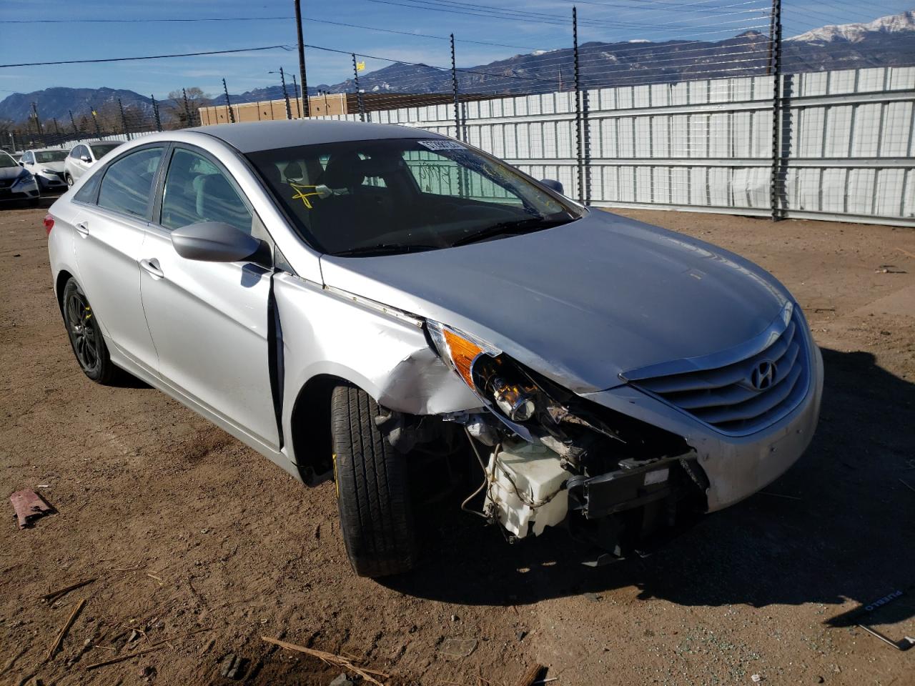 HYUNDAI SONATA GLS 2012 with VIN 5NPEB4AC9CH328220 - Photo from auction