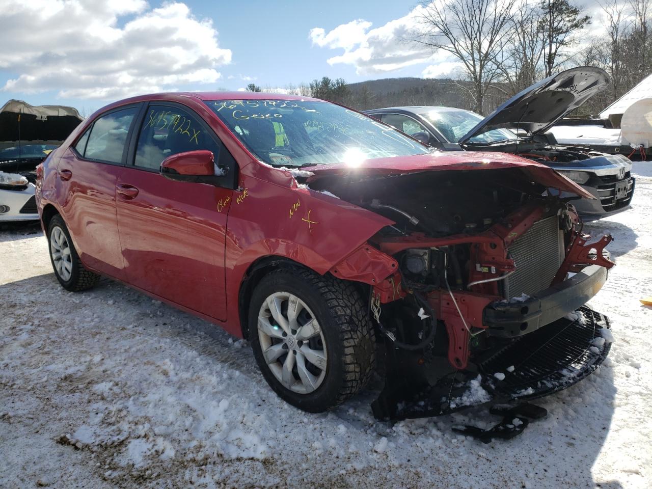 TOYOTA COROLLA L 2014 with VIN 2T1BURHE8EC114746 - Photo from auction