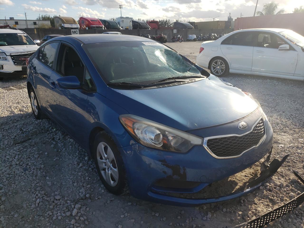 KIA FORTE LX 2014 with VIN KNAFK4A65E5061270 - Photo from auction