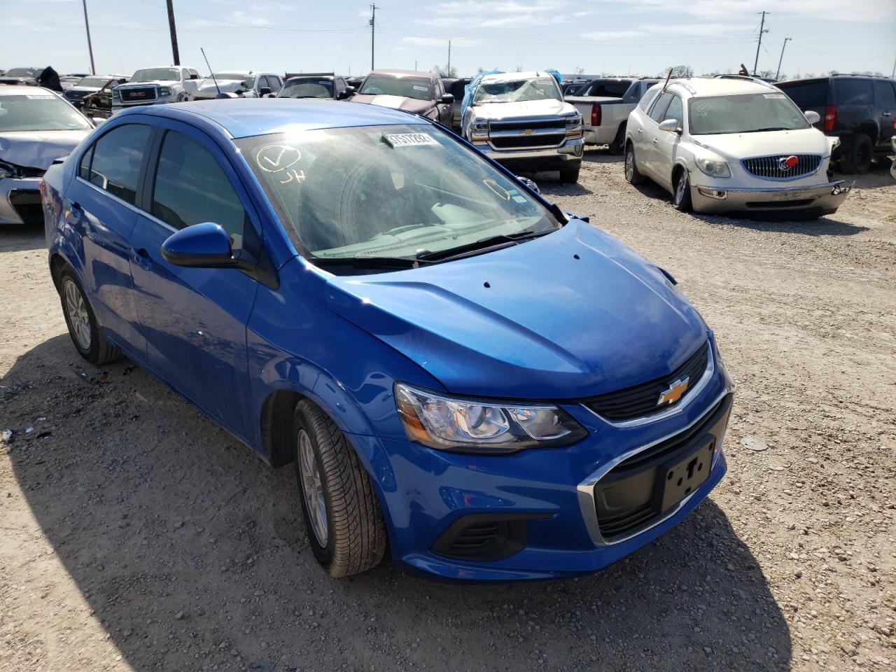 CHEVROLET SONIC LT 2018 with VIN 1G1JD5SH8J4101895 - Photo from auction
