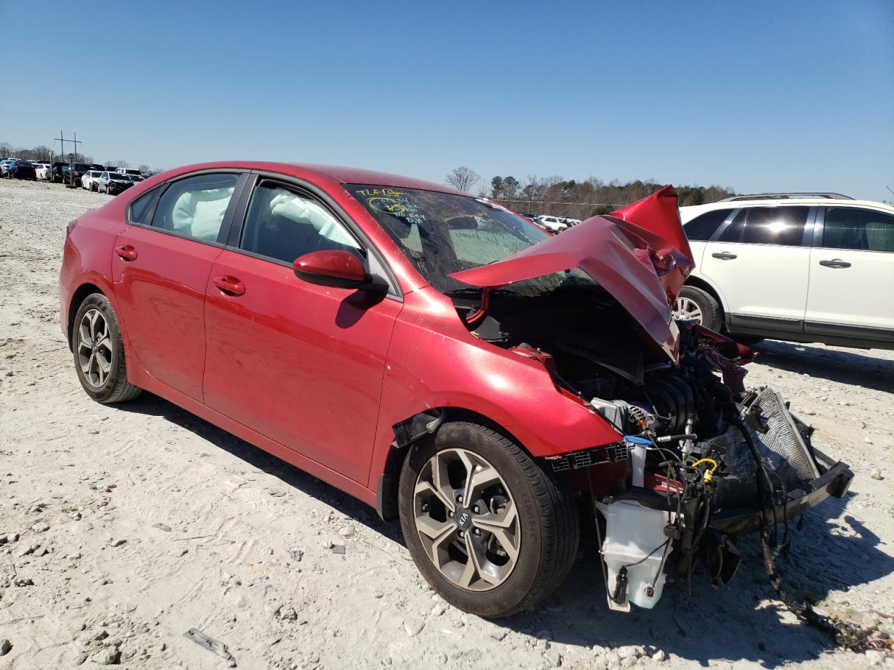 KIA FORTE FE 2020 with VIN 3KPF24AD9LE187490 - Photo from auction