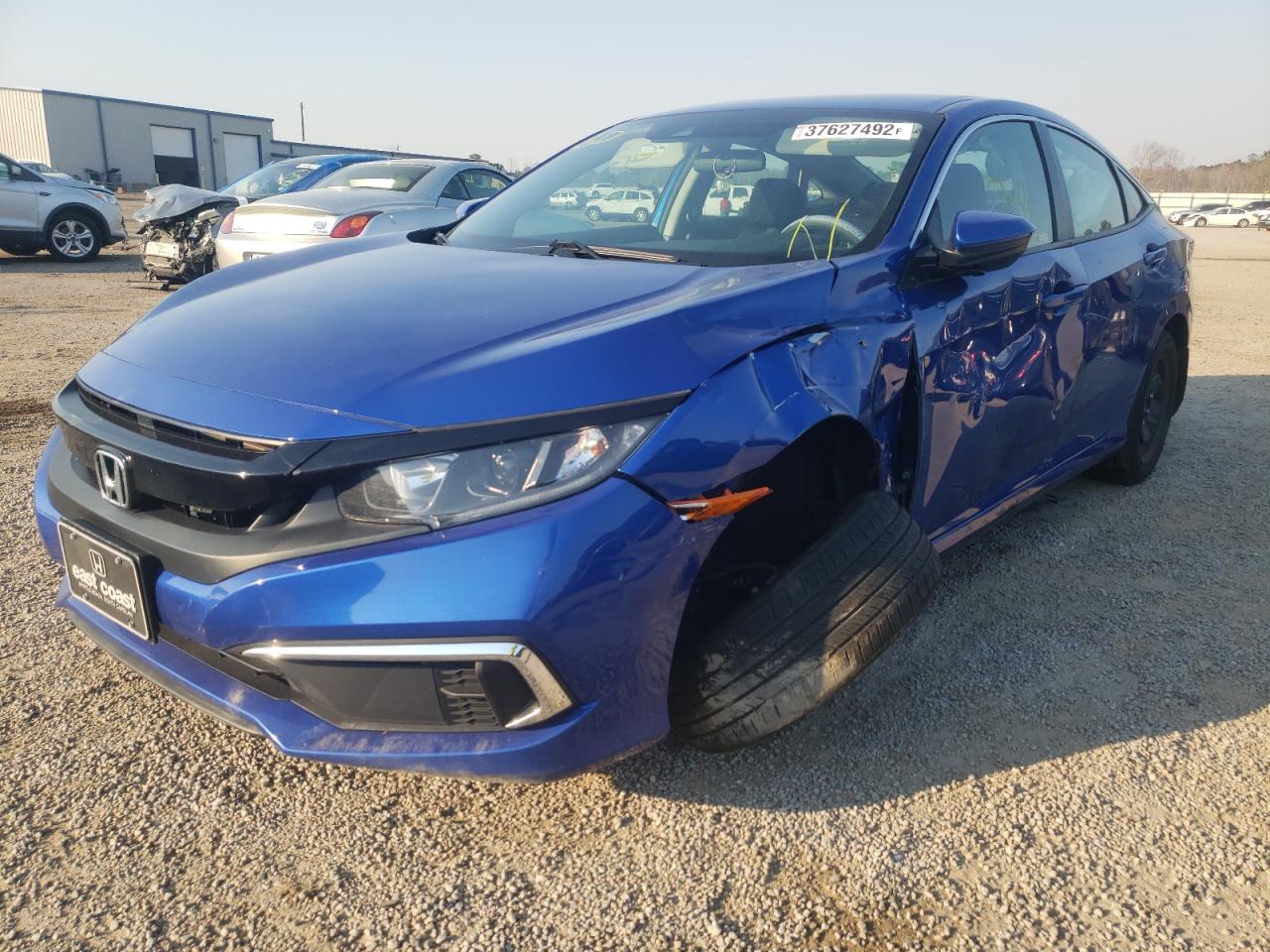 Photo 2 from auction – 2020 HONDA CIVIC LX with VIN 19XFC2F63LE005519