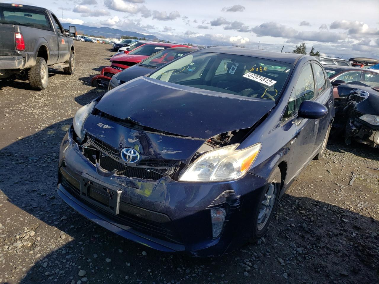 Photo 2 from auction – 2012 TOYOTA PRIUS with VIN JTDKN3DU2C1521549