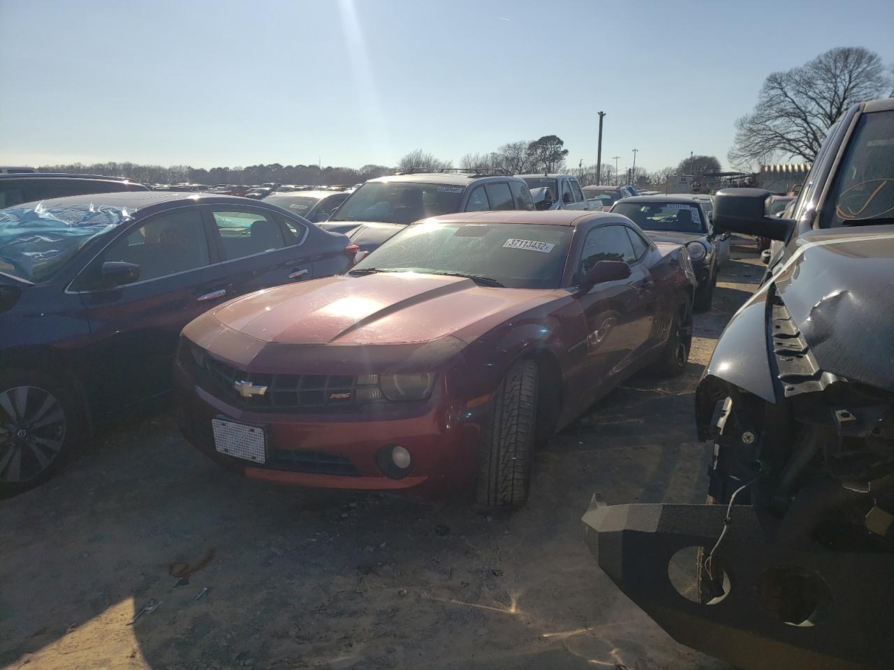 Photo 2 from auction – 2011 CHEVROLET CAMARO LT with VIN 2G1FC1ED9B9124658