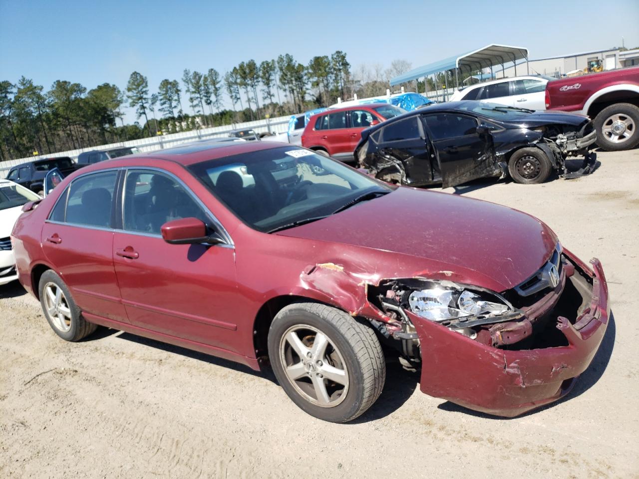 HONDA ACCORD EX 2004 with VIN 1HGCM56644A033336 - Photo from auction