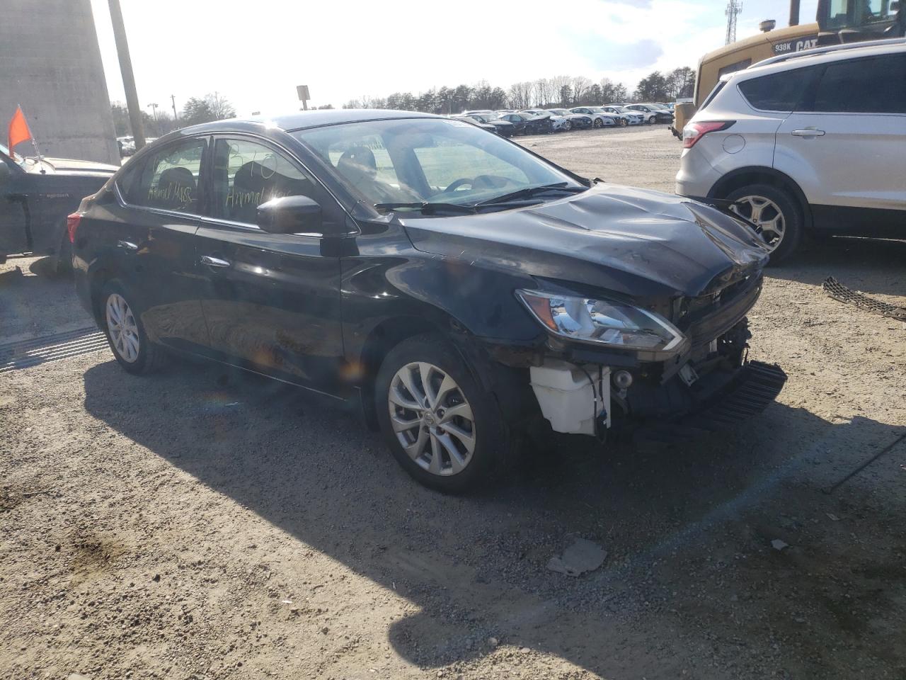 NISSAN SENTRA S 2018 with VIN 3N1AB7AP1JL632905 - Photo from auction