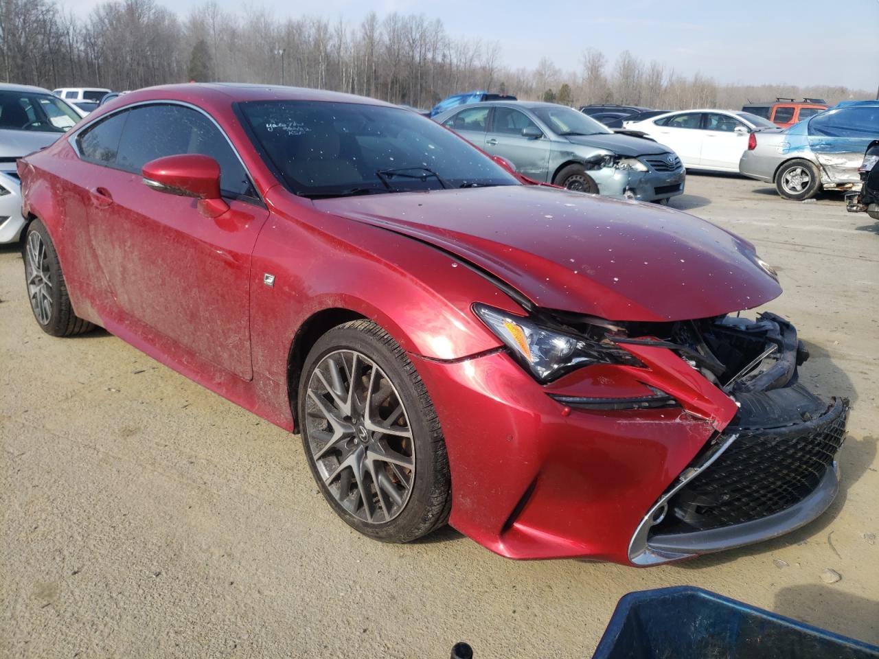LEXUS RC 350 2016 with VIN JTHSE5BC0G5006438 - Photo from auction