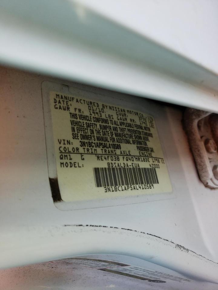 Photo 10 from auction – 2010 NISSAN VERSA S with VIN 3N1BC1AP5AL410589