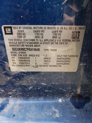 Photo 10 from auction – 2015 CHEVROLET SILVERADO with VIN 3GCUKREC7FG414545