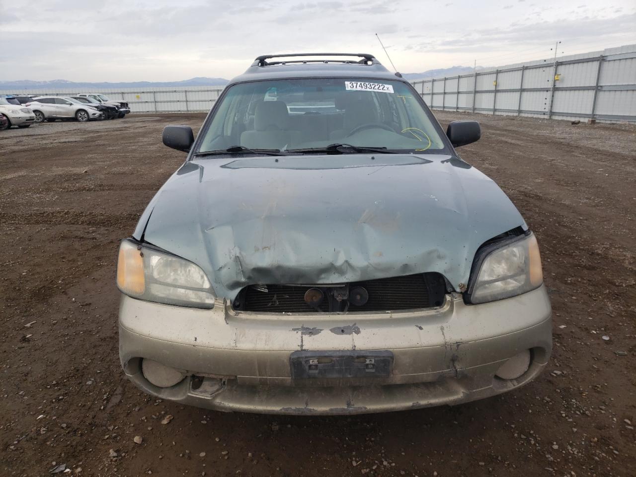 Photo 9 from auction – 2000 SUBARU LEGACY OUT with VIN 4S3BH6758Y6667221