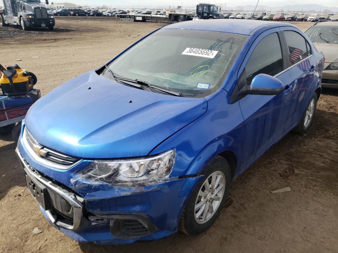 Photo 2 from auction – 2018 CHEVROLET SONIC LT with VIN 1G1JD5SH4J4121495