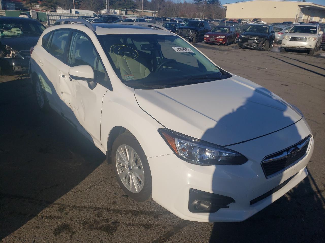 SUBARU IMPREZA PR 2017 with VIN 4S3GTAB68H3708293 - Photo from auction