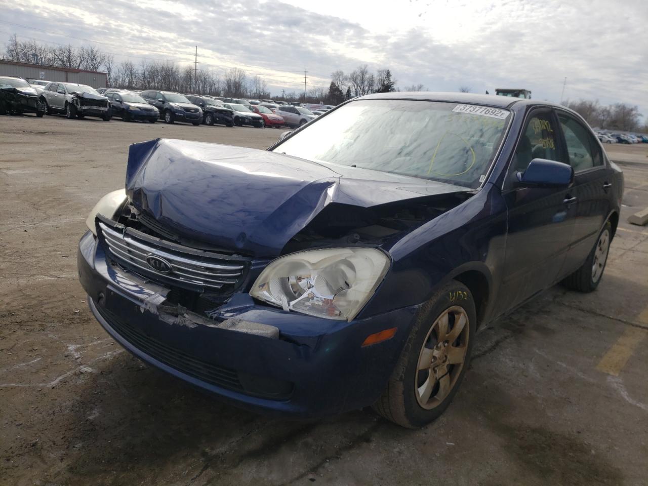 Photo 2 from auction – 2007 KIA OPTIMA LX with VIN KNAGE123175138007