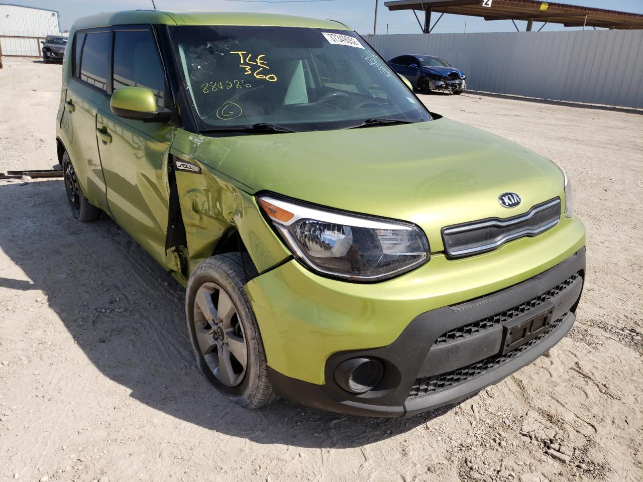 KIA SOUL 2017 with VIN KNDJN2A26H7884286 - Photo from auction