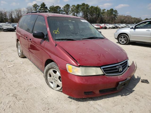 HONDA ODYSSEY EX 2002 with VIN 5FNRL18962B035055 - Photo from auction