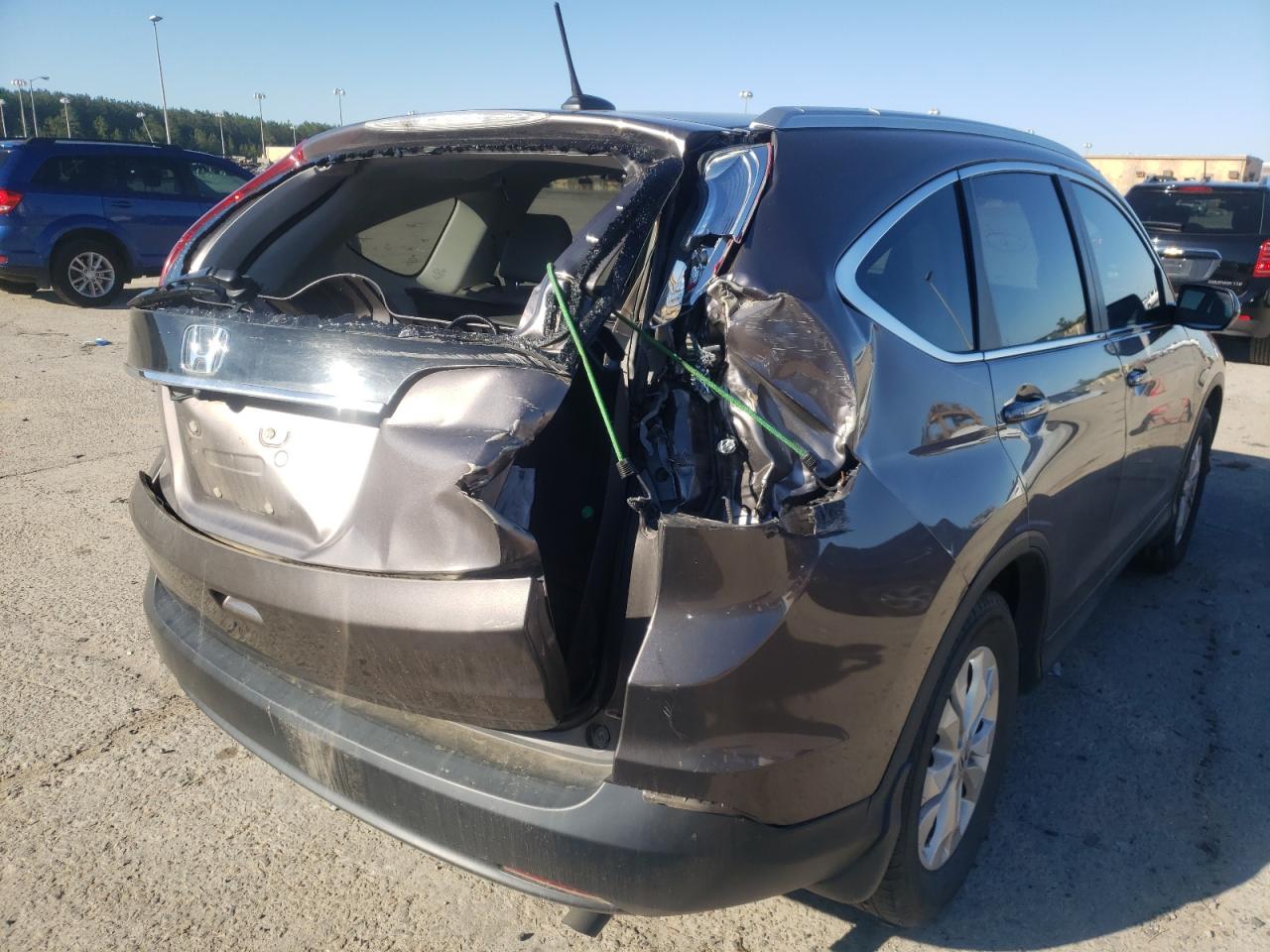 Photo 4 from auction – 2013 HONDA CR-V EXL with VIN 5J6RM3H78DL007632