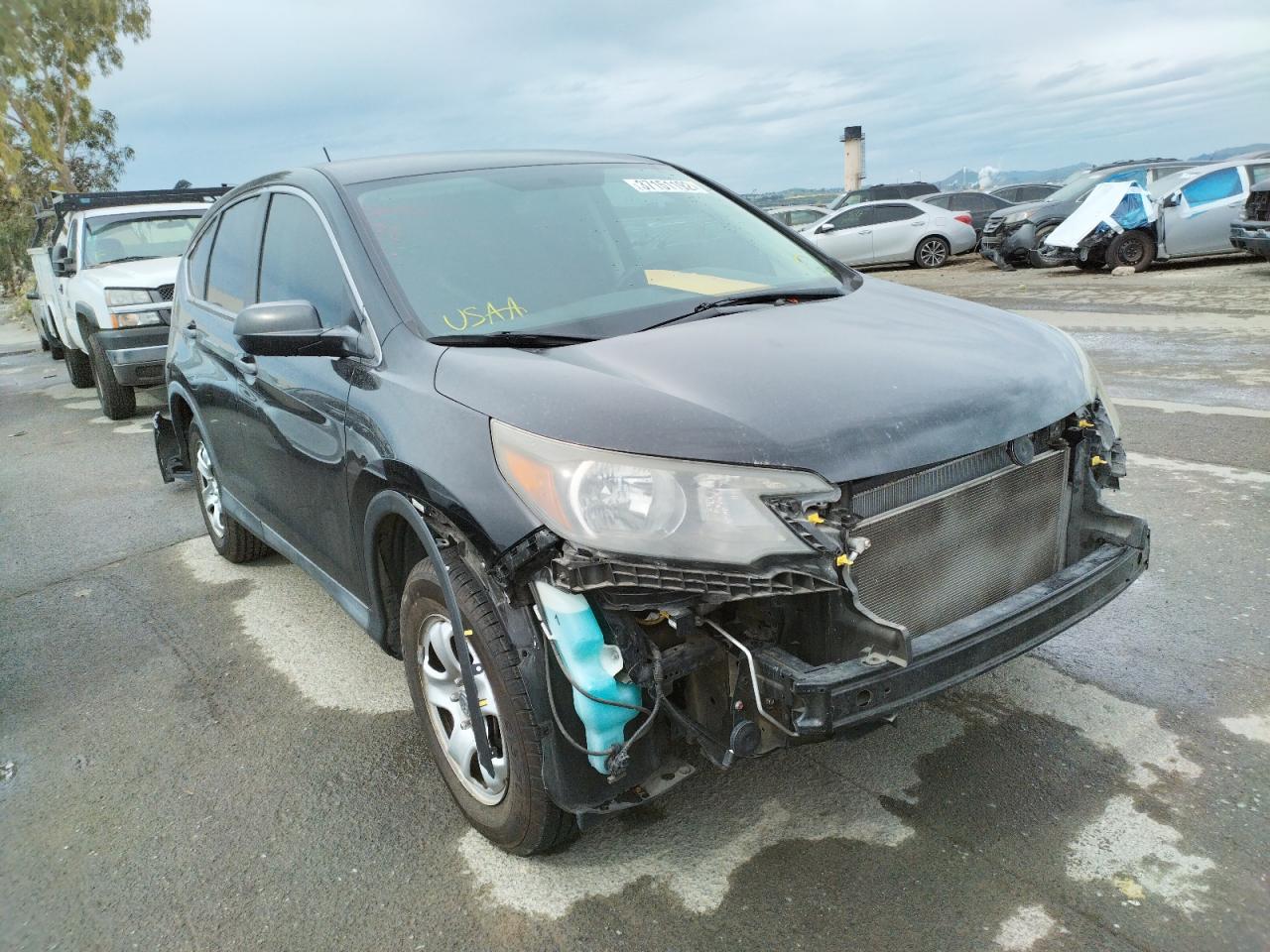 HONDA CR-V LX 2012 with VIN 2HKRM3H31CH510599 - Photo from auction