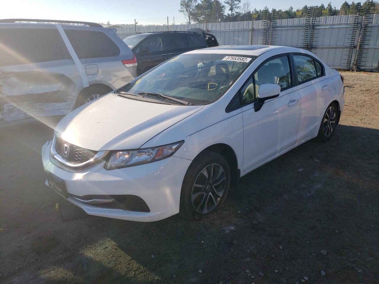 Photo 2 from auction – 2015 HONDA CIVIC EX with VIN 19XFB2F81FE050676