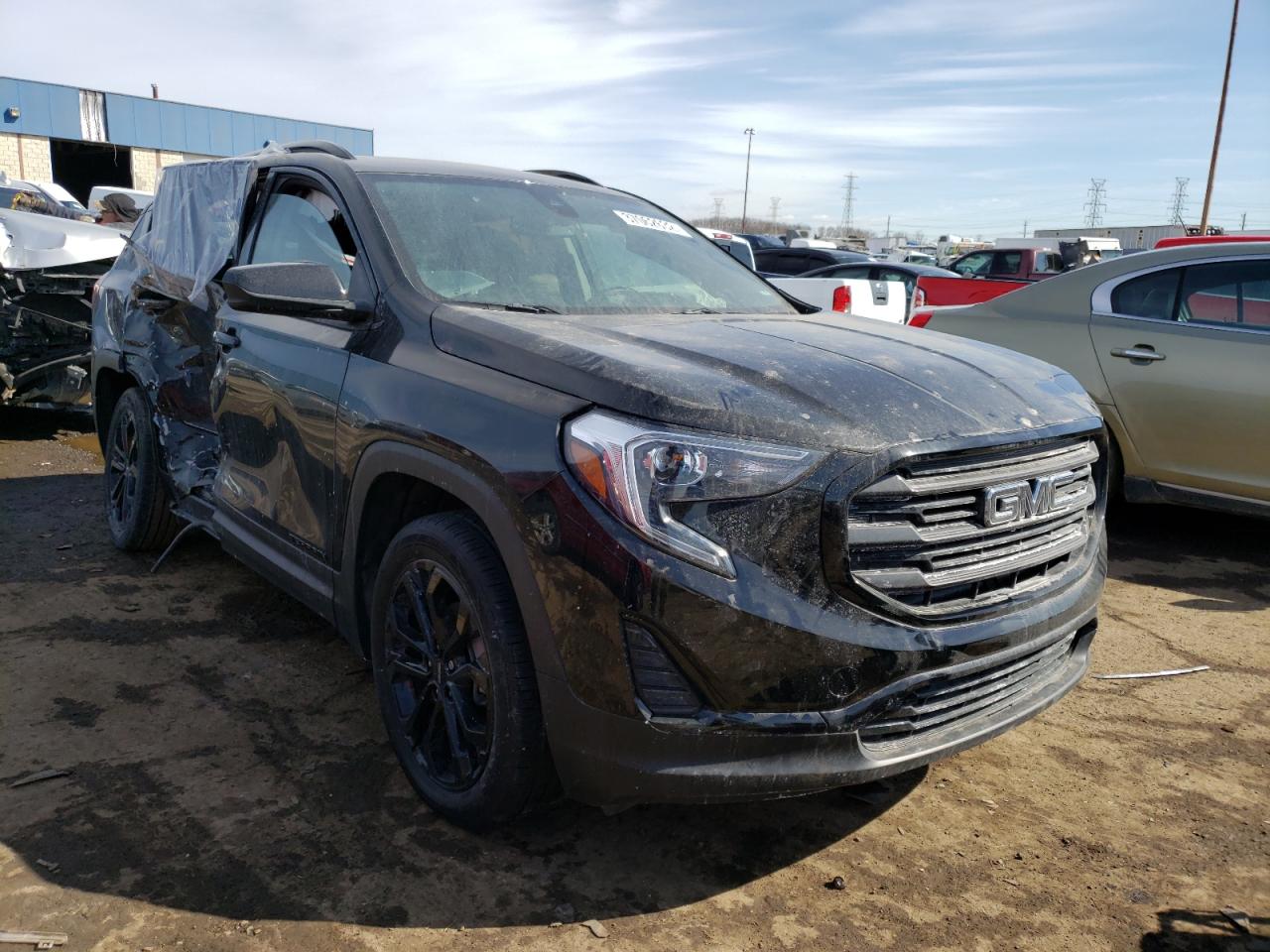 GMC TERRAIN SL 2020 with VIN 3GKALTEV4LL331497 - Photo from auction