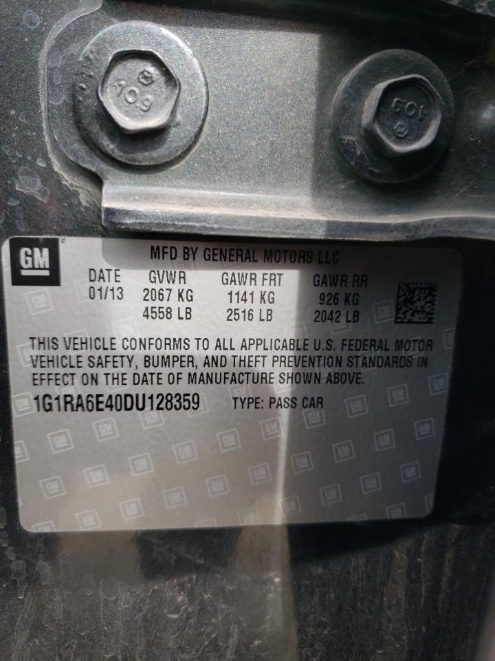 Photo 10 from auction – 2013 CHEVROLET VOLT with VIN 1G1RA6E40DU128359