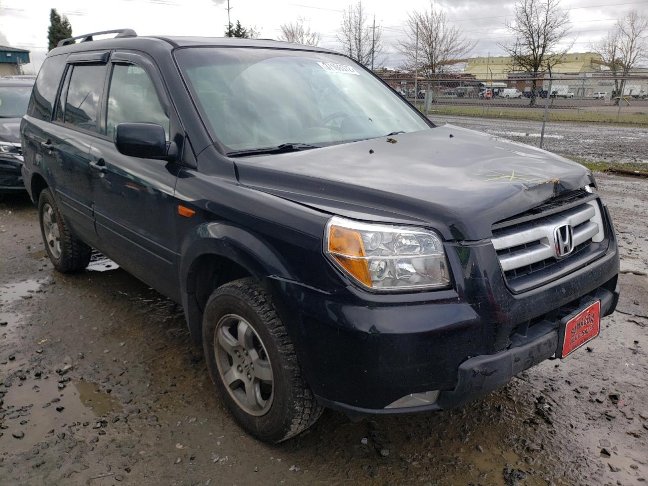 HONDA PILOT EX 2006 with VIN 2HKYF18536H503198 - Photo from auction