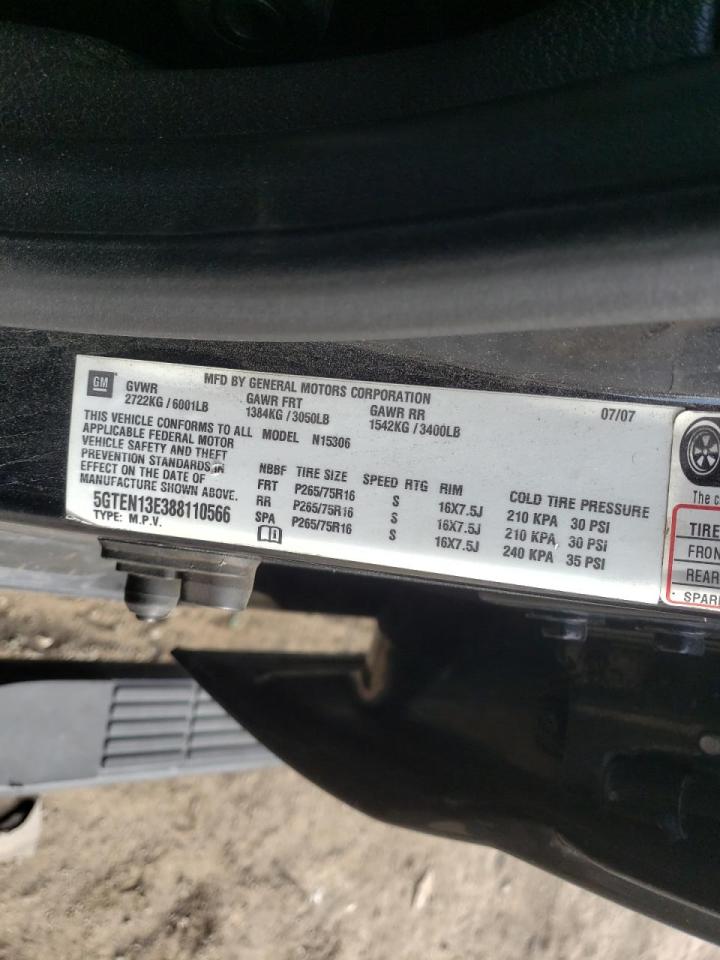 Photo 10 from auction – 2008 HUMMER H3 with VIN 5GTEN13E388110566