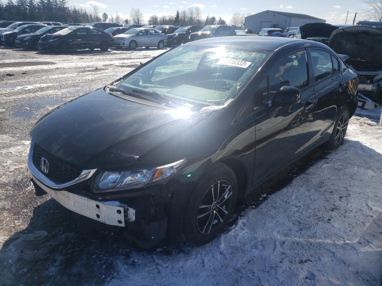 Photo 2 from auction – 2013 HONDA CIVIC LX with VIN 2HGFB2F40DH040205