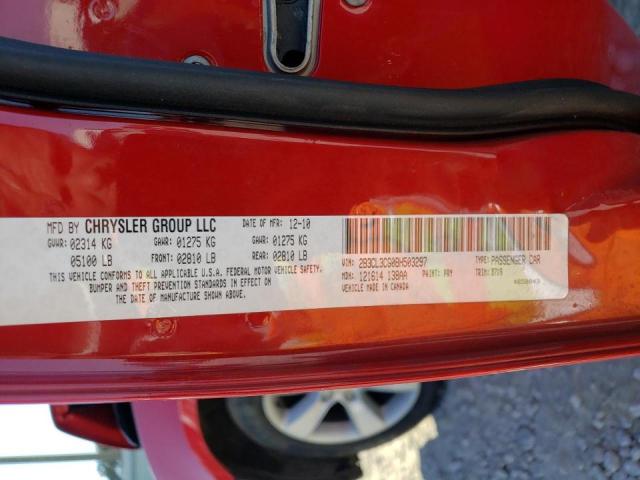 Photo 10 from auction – 2011 DODGE CHARGER with VIN 2B3CL3CG0BH503297