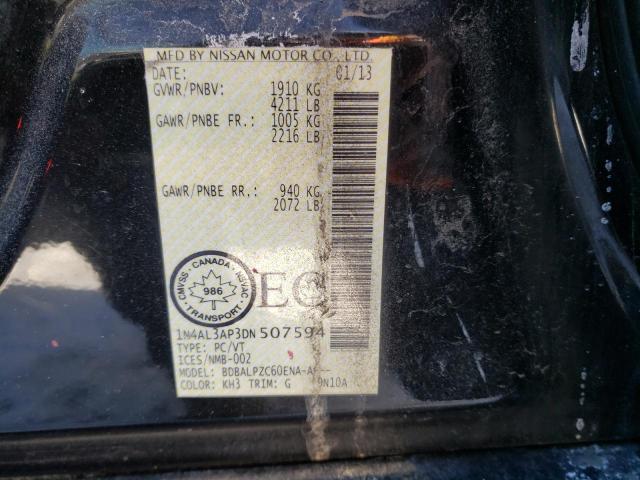 Photo 10 from auction – 2013 NISSAN ALTIMA 2.5 with VIN 1N4AL3AP3DN507594