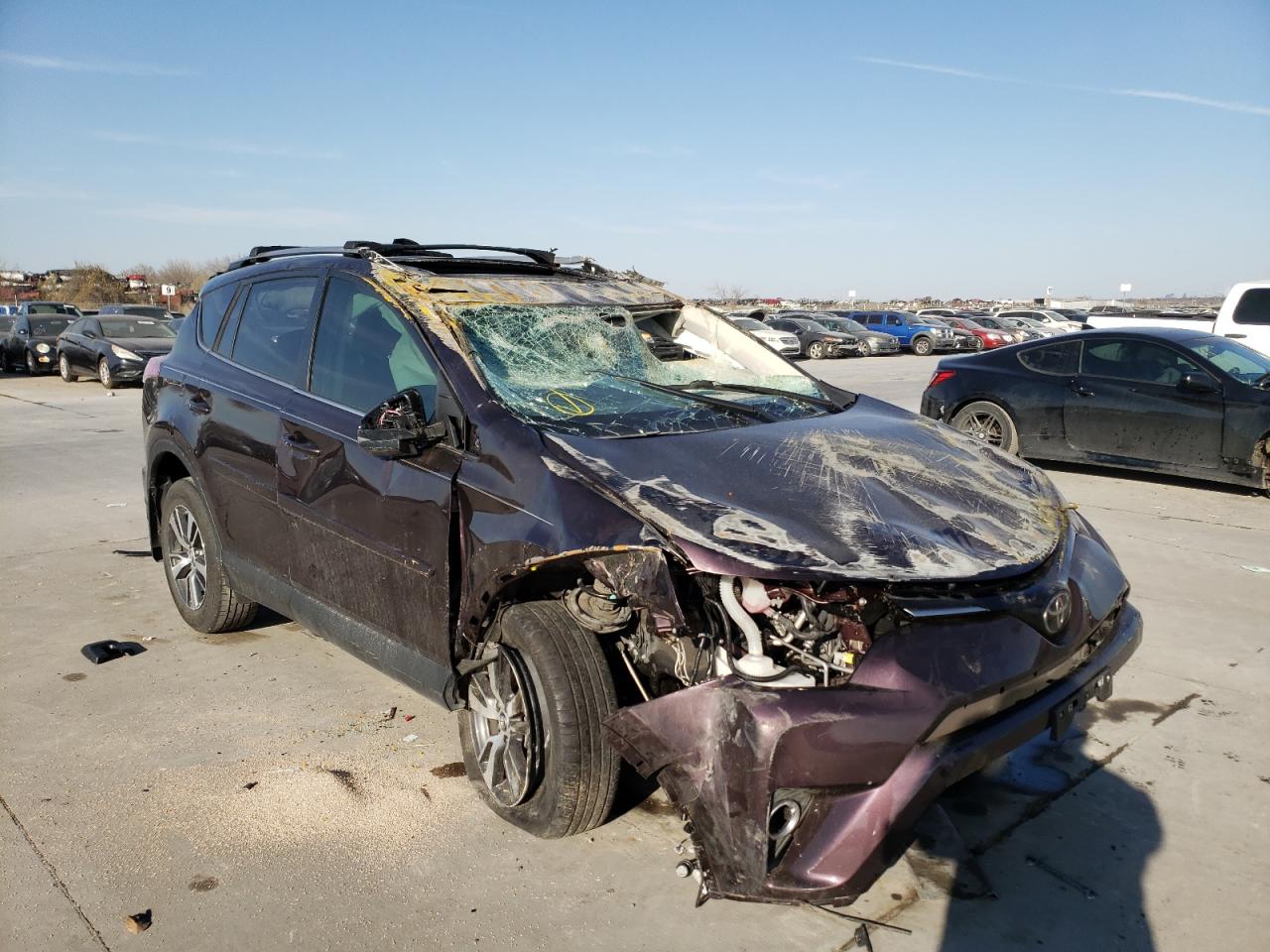 TOYOTA RAV4 ADVEN 2018 with VIN 2T3WFREV0JW514266 - Photo from auction